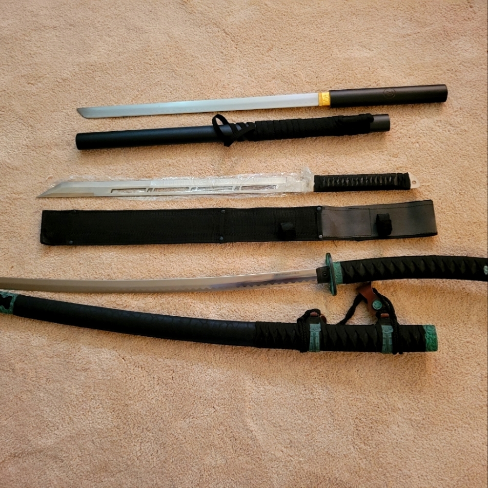 3 sword set